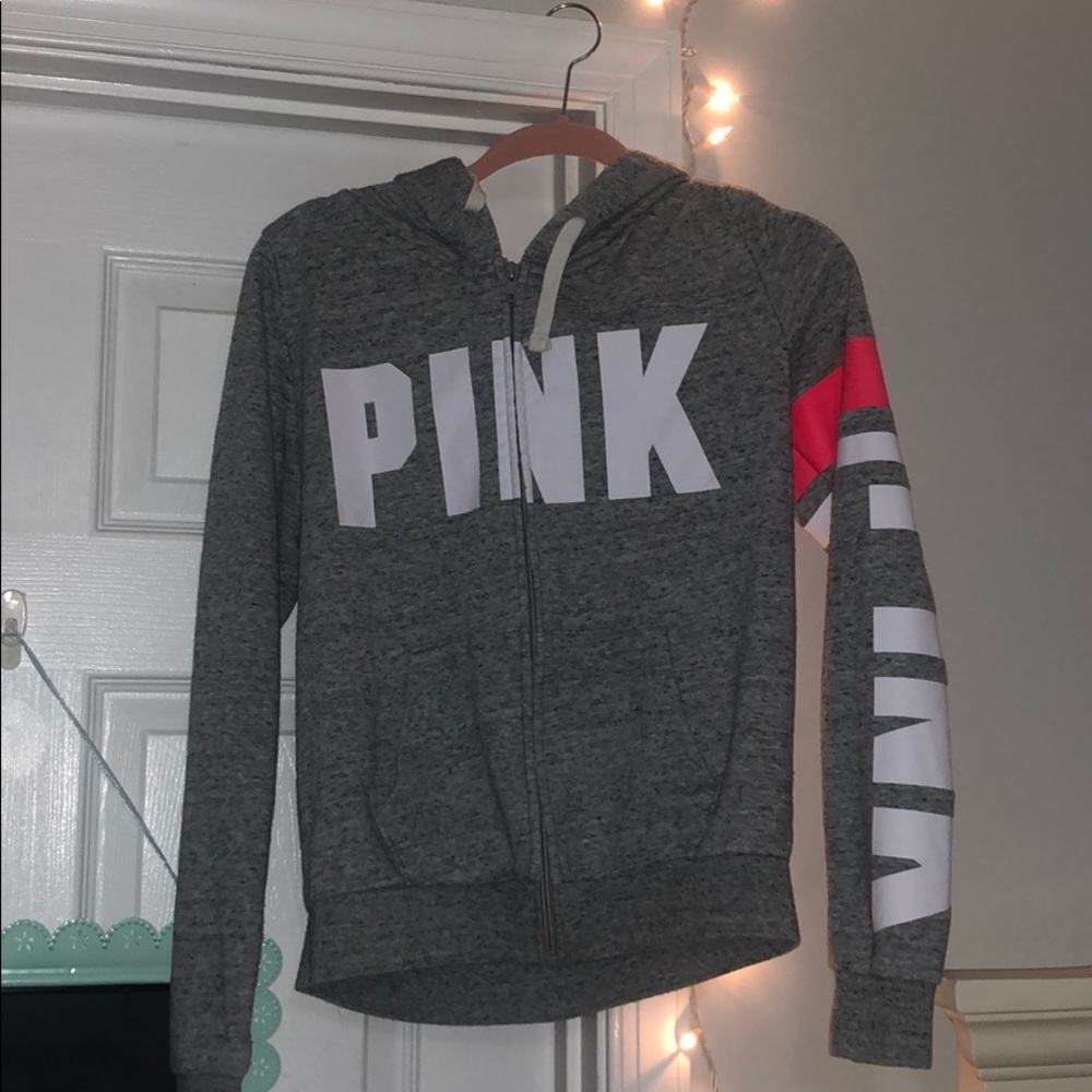 VS pink jacket